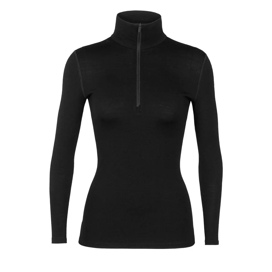 Icebreaker 260 Tech Long Sleeve Half Zip Womens Thermal Top