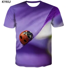 insect t shirt plant top tee men art costume Cool beautiful