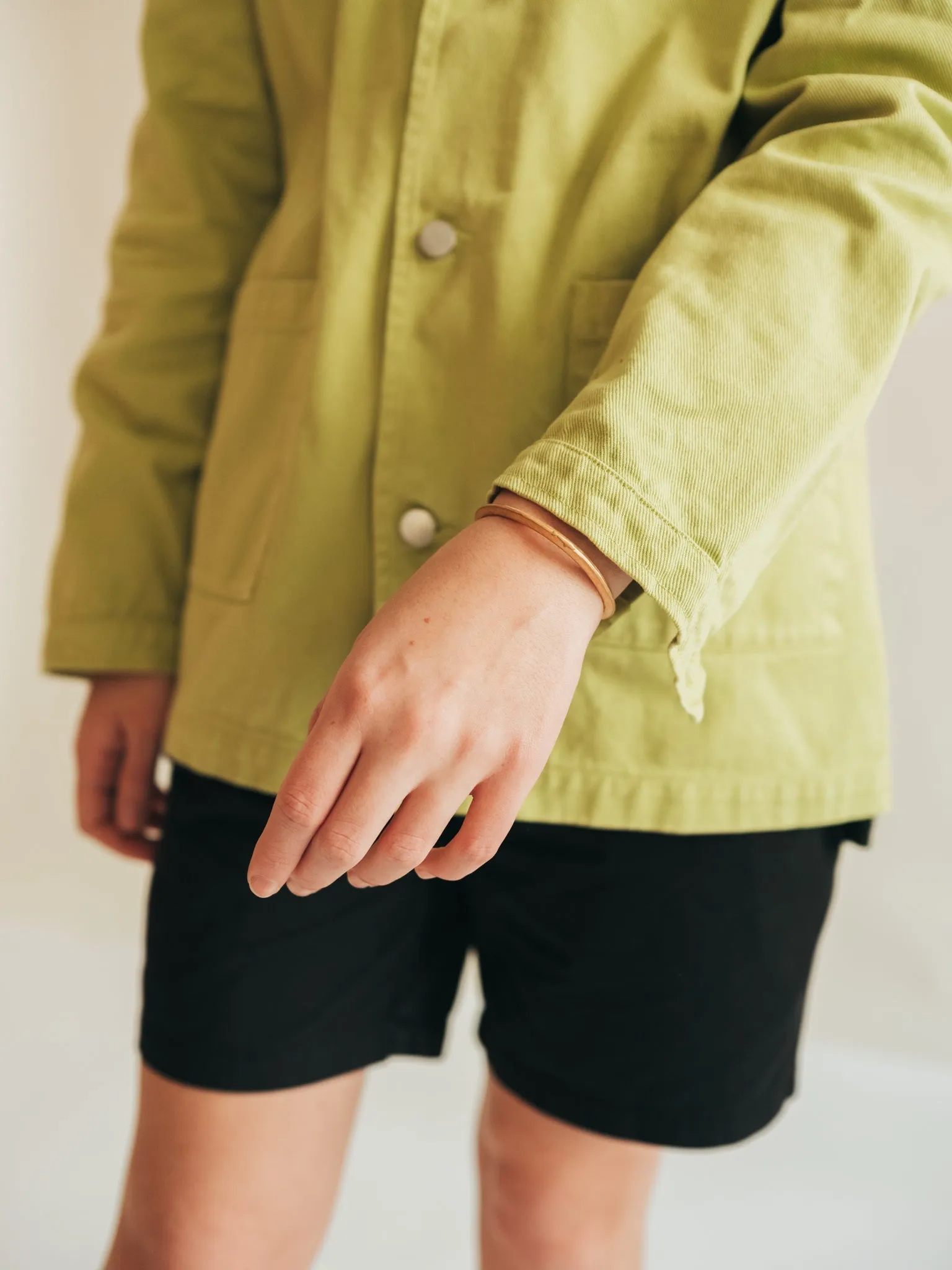 JACKET CANVAS EARTH GREEN