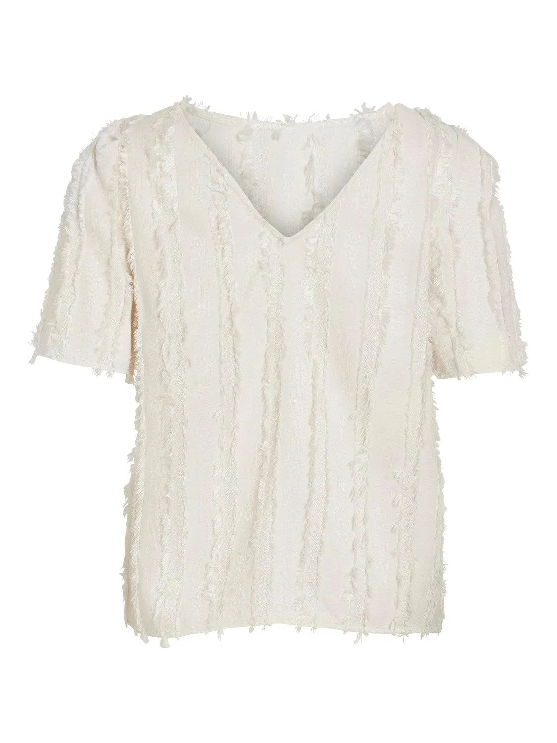 Judea Boatneck Fringed Top