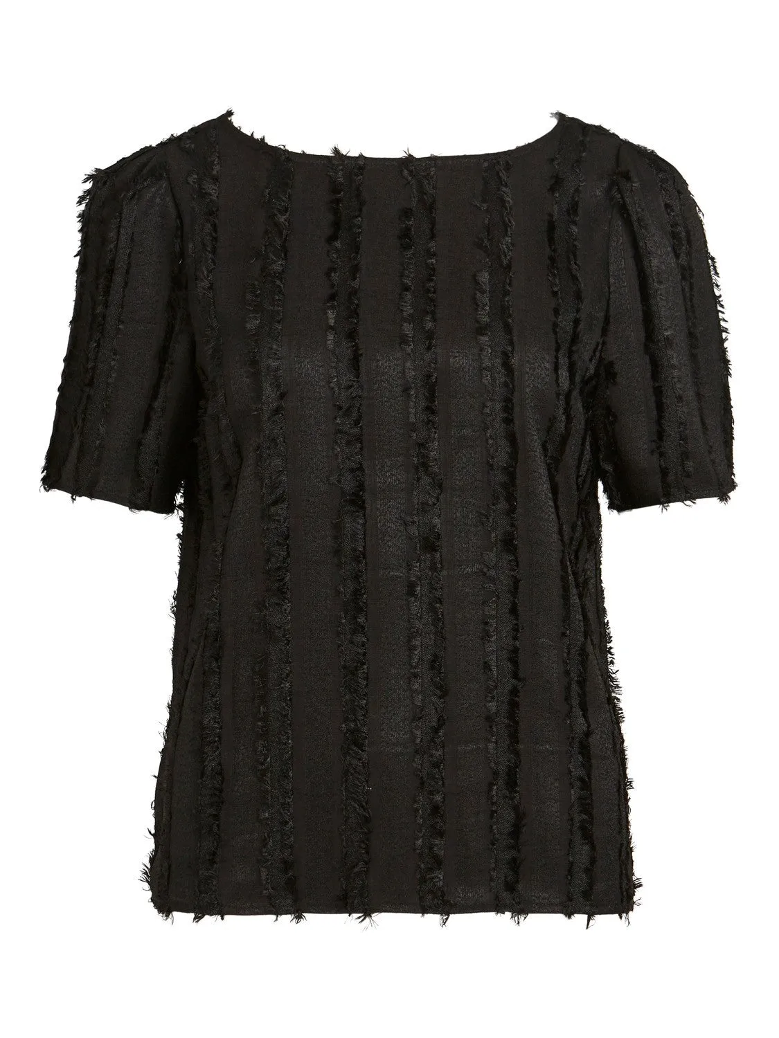 Judea Boatneck Fringed Top