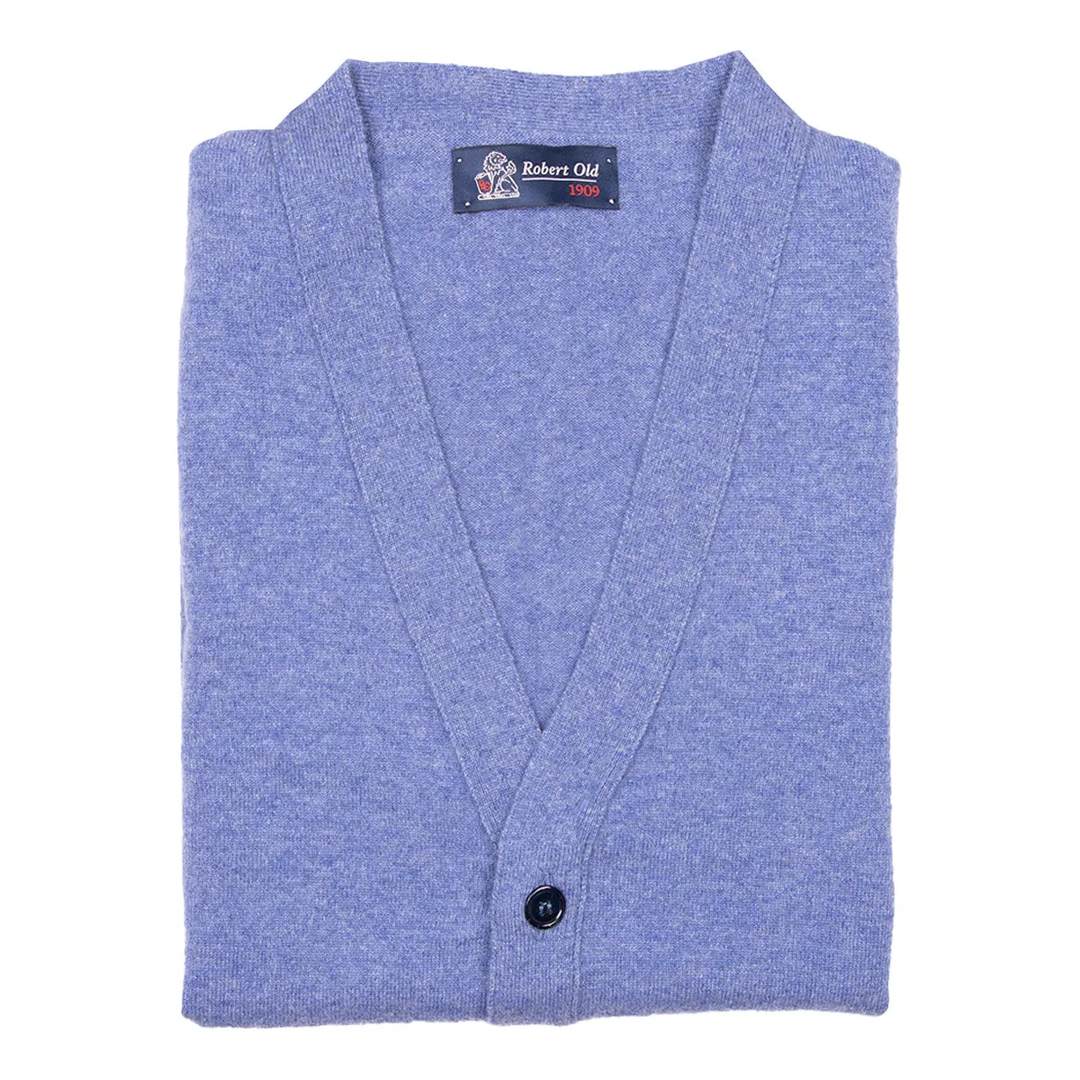 Lapis Blue Beaulieu Cashmere Sleeveless Cardigan