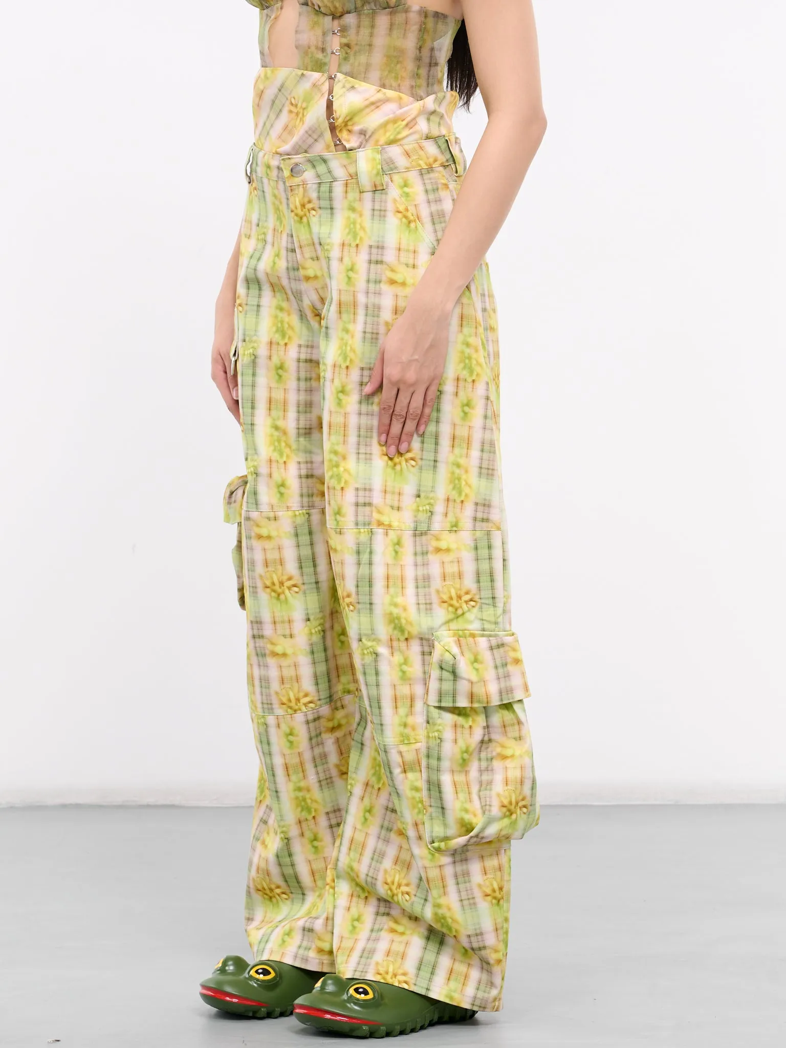 Lawn Cargo Pants (XX6408-YELLOW-BOXER-PLAID)