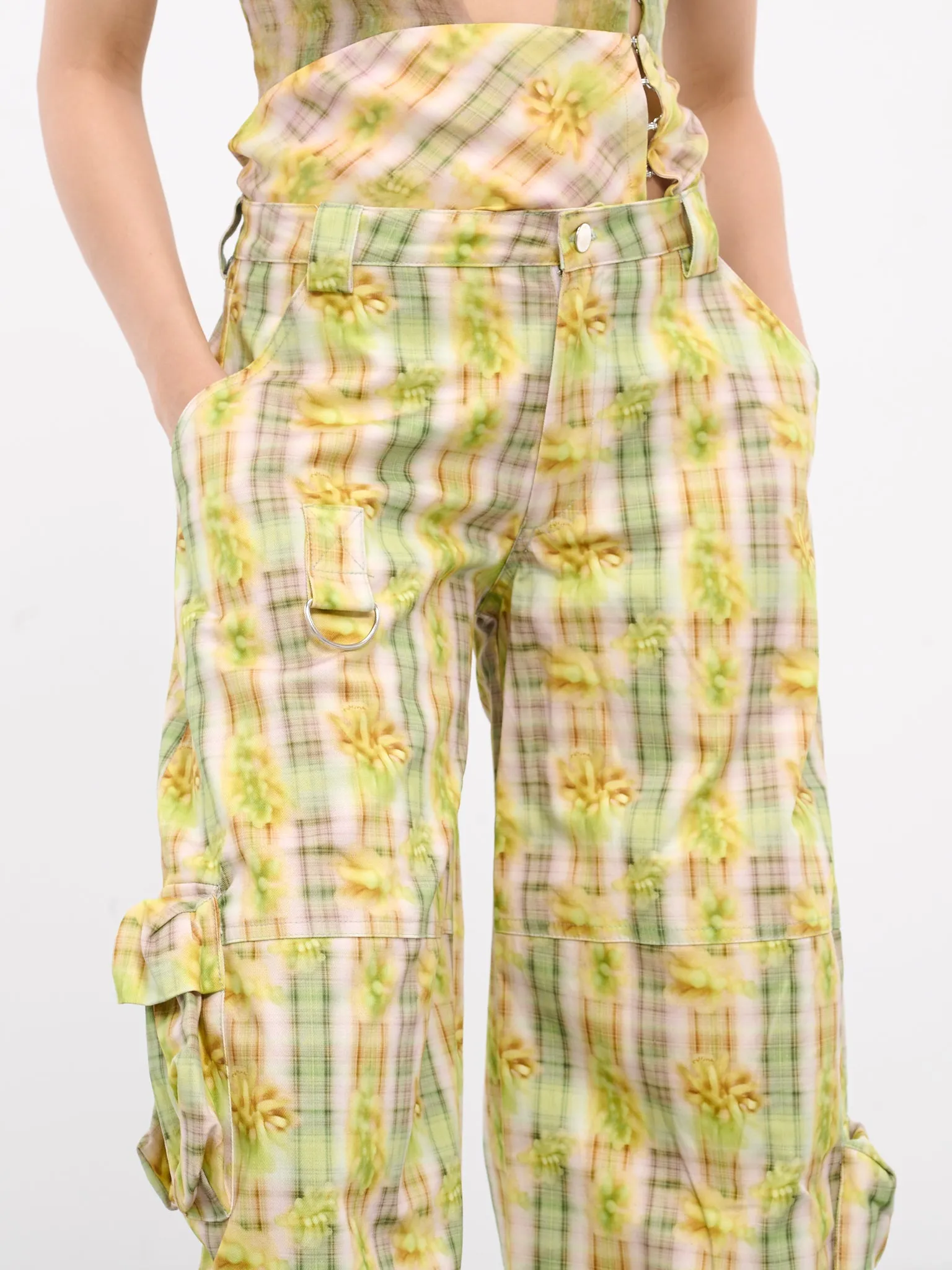 Lawn Cargo Pants (XX6408-YELLOW-BOXER-PLAID)