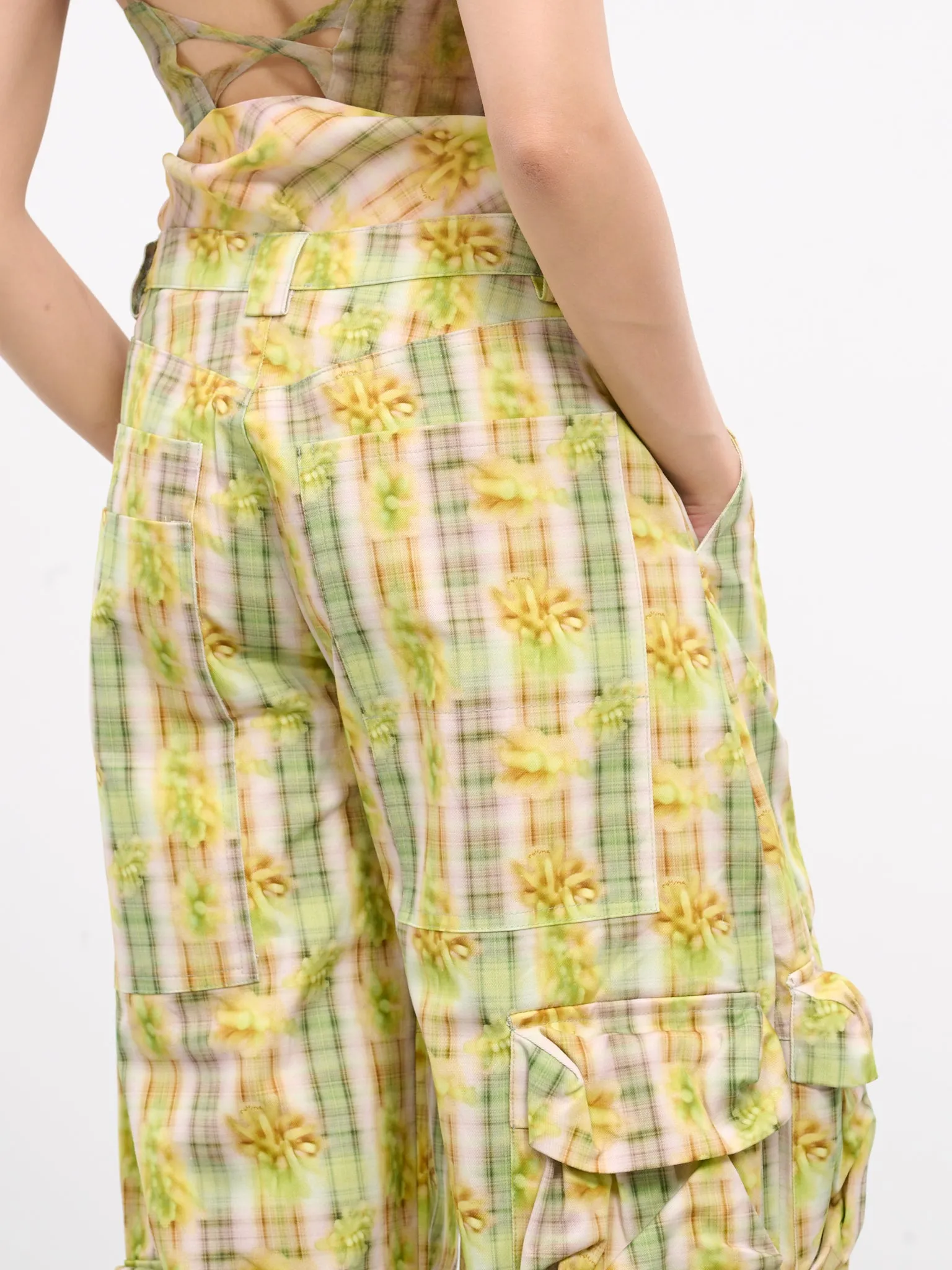 Lawn Cargo Pants (XX6408-YELLOW-BOXER-PLAID)