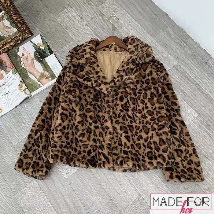 Mehak Sethi In Our Leopard Furr Coat