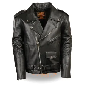 Men's Classic Police Style M/C Jacket