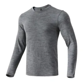 Men's Merino 160g Base Layer Top Mid Gray