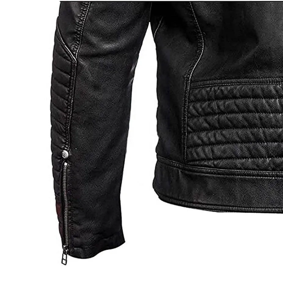 Mens N7 Mass Effect 3 Biker Leather Jacket