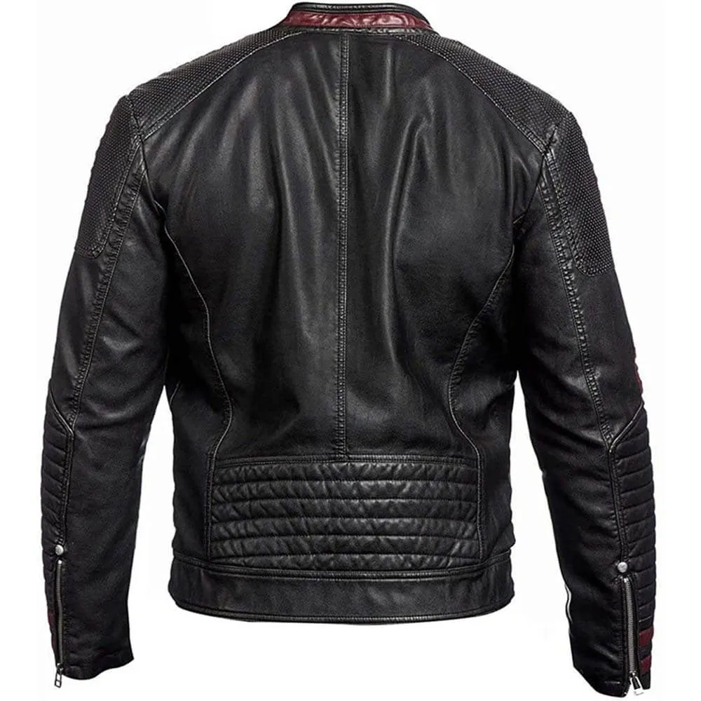 Mens N7 Mass Effect 3 Biker Leather Jacket