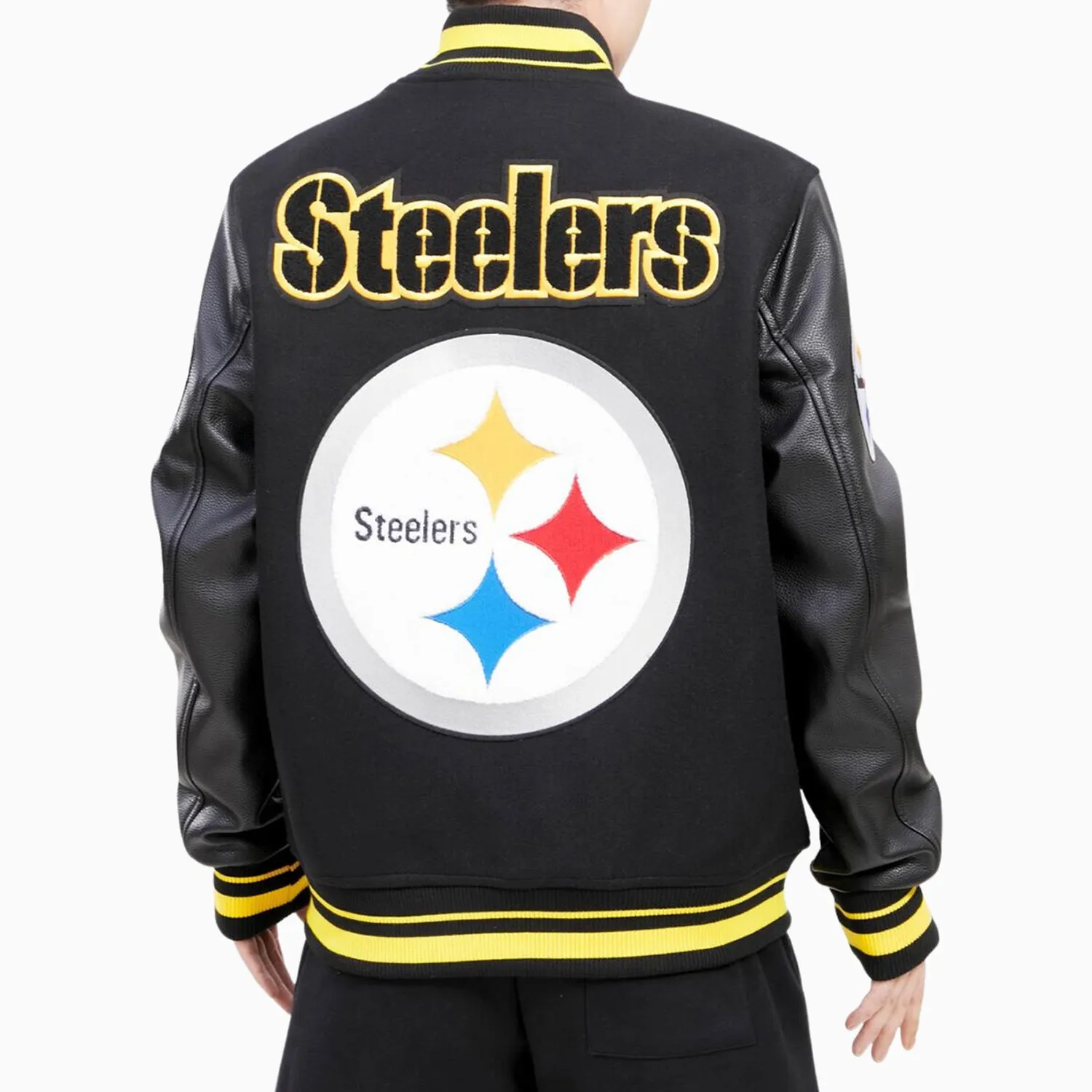 Men's Pittsburgh Steelers Wool Varsity Jacket