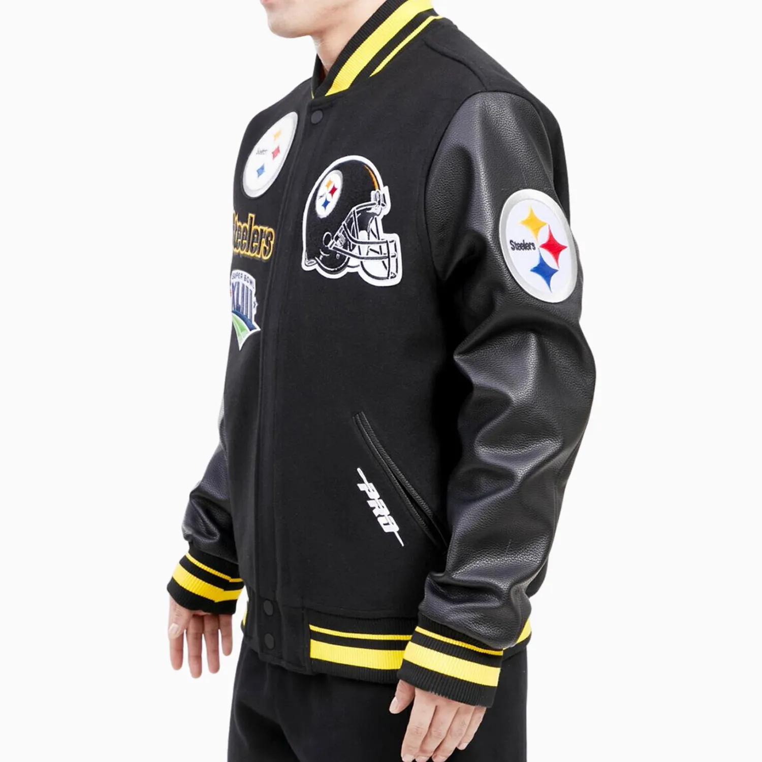 Men's Pittsburgh Steelers Wool Varsity Jacket