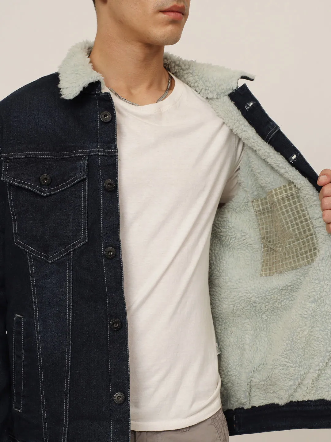 Mid wash denim jacket