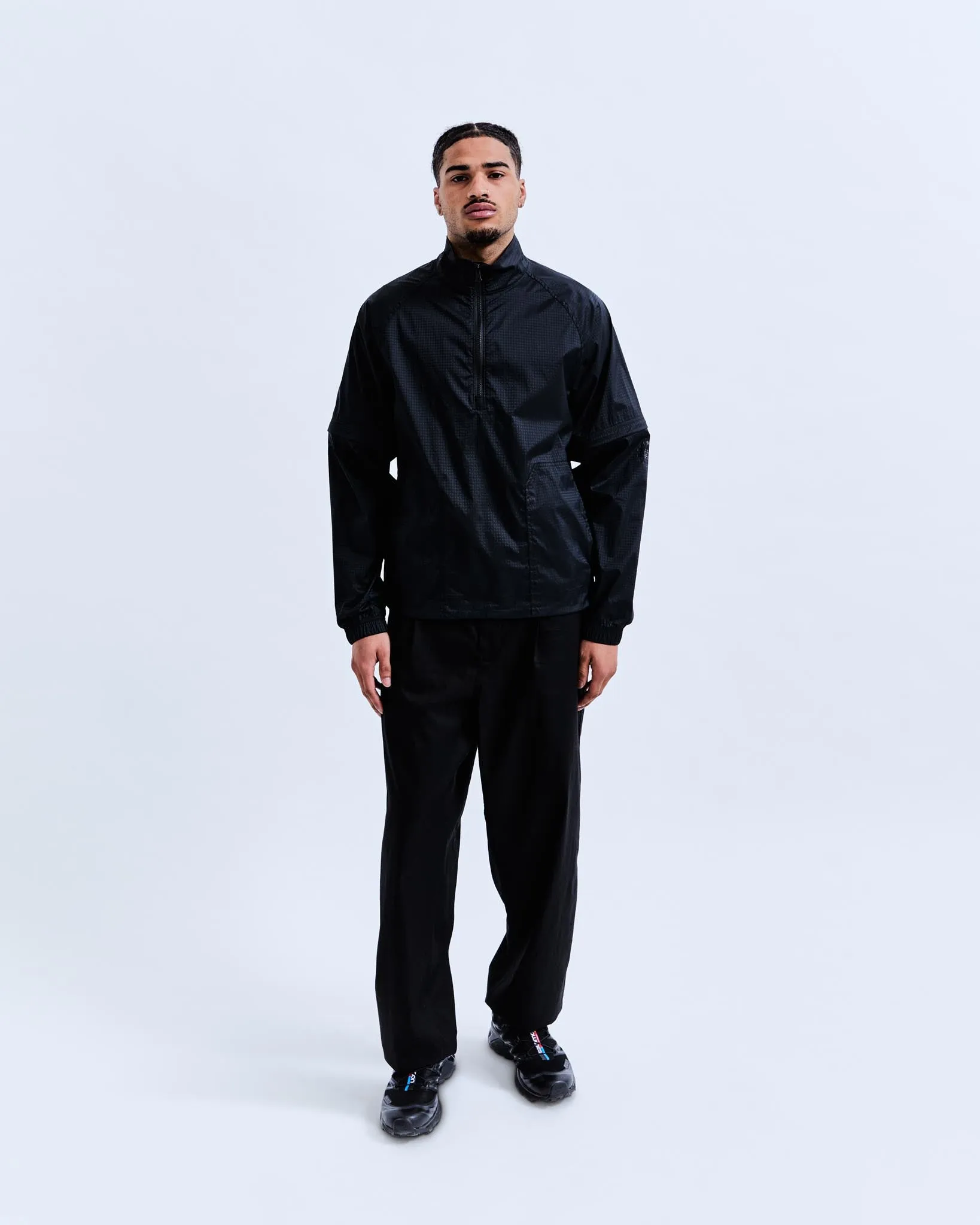 Miura Stretch Grid Nylon Albatross Jacket