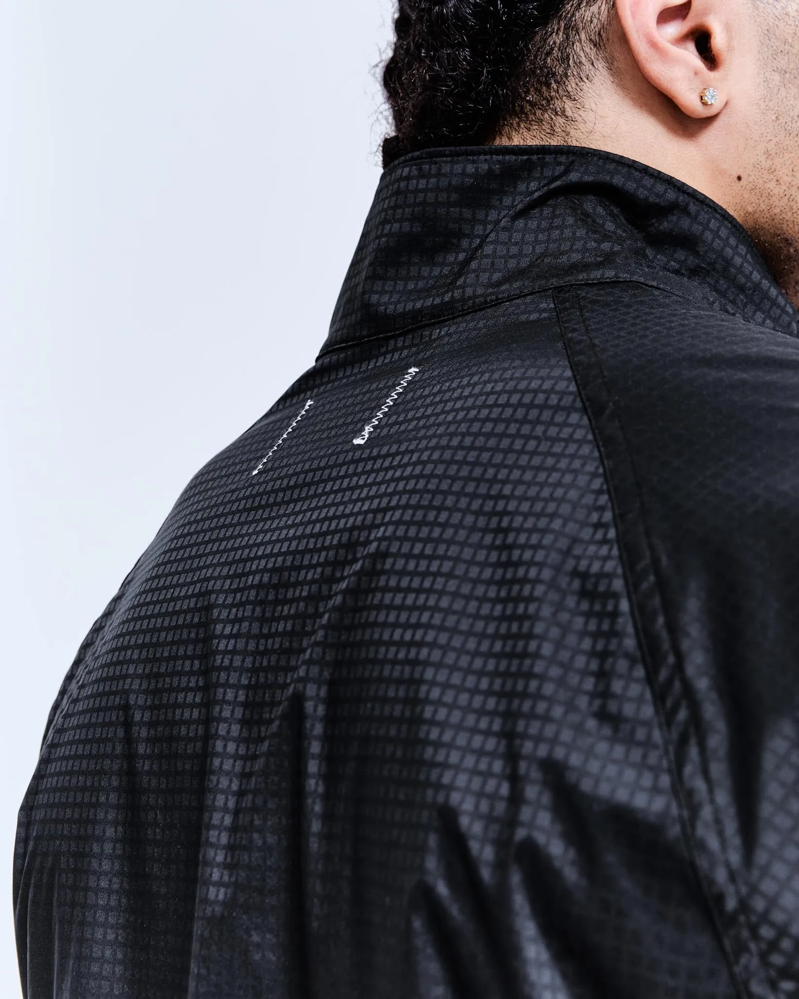 Miura Stretch Grid Nylon Albatross Jacket