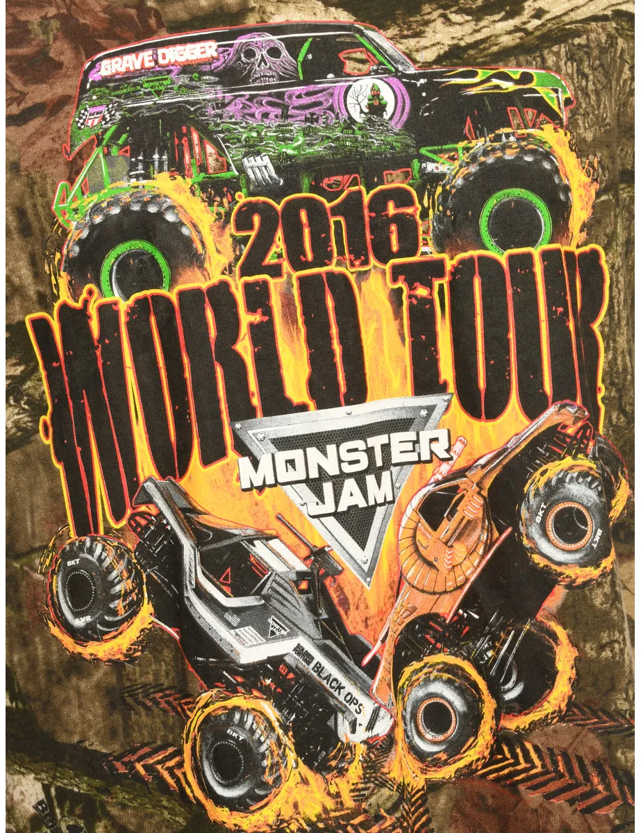 Monster Jam Printed T-shirt - L