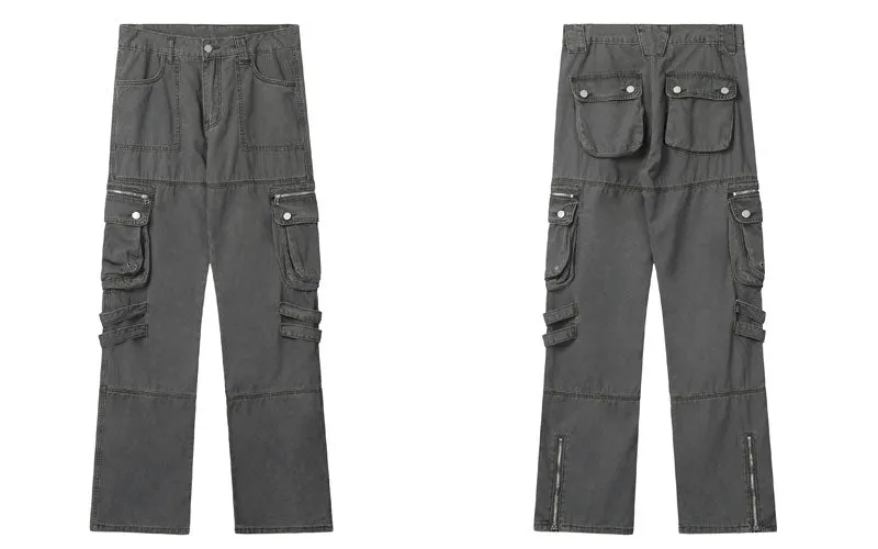 Multi-Pocket Utility Cargo Pants