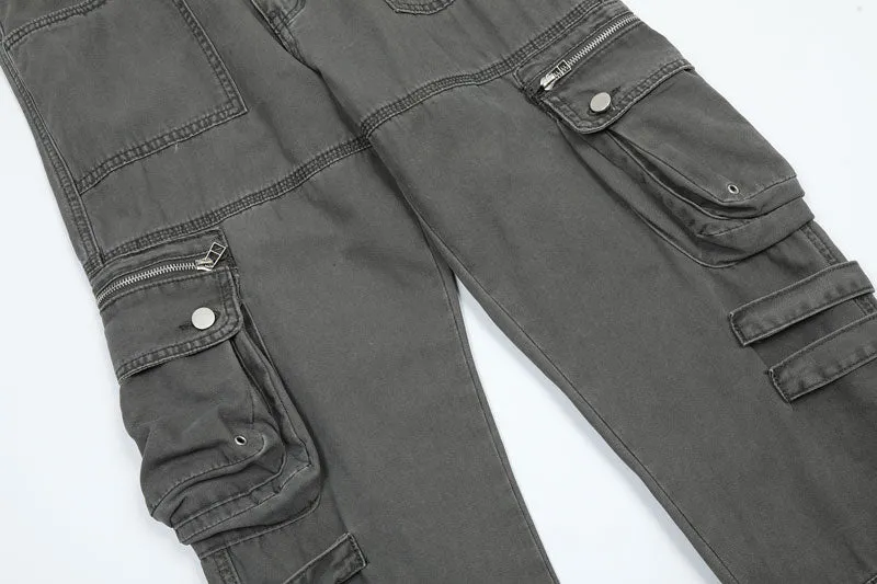 Multi-Pocket Utility Cargo Pants