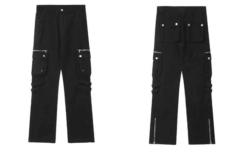 Multi-Pocket Utility Cargo Pants