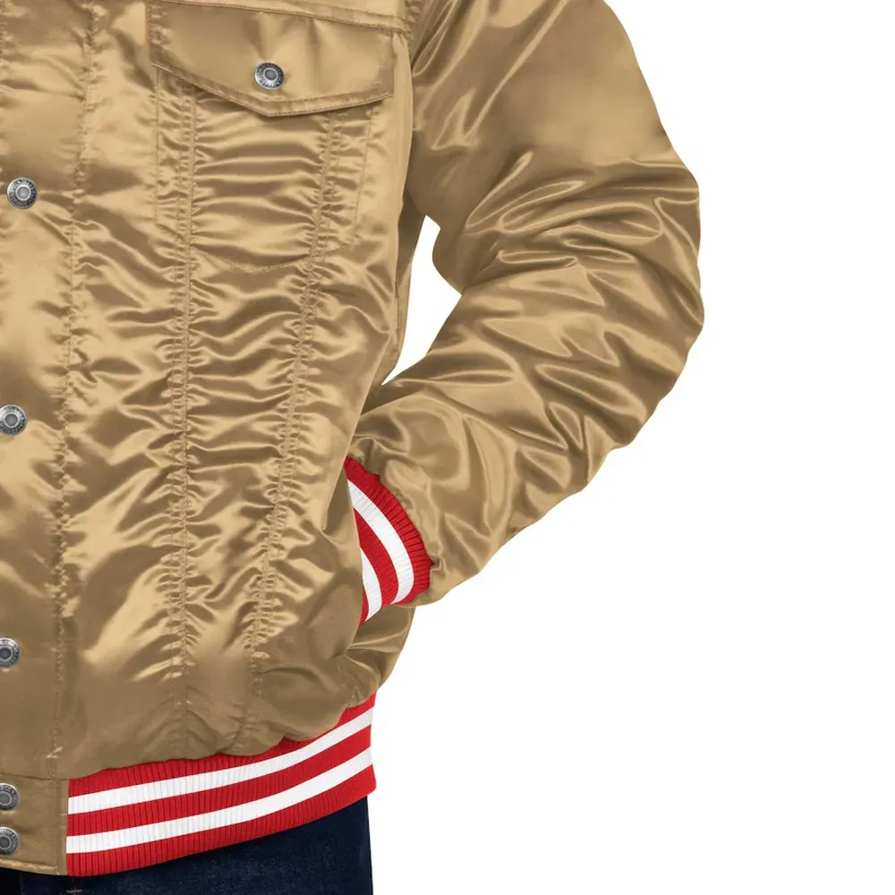 NFL San Francisco 49ers Satin Jacket Men and Women