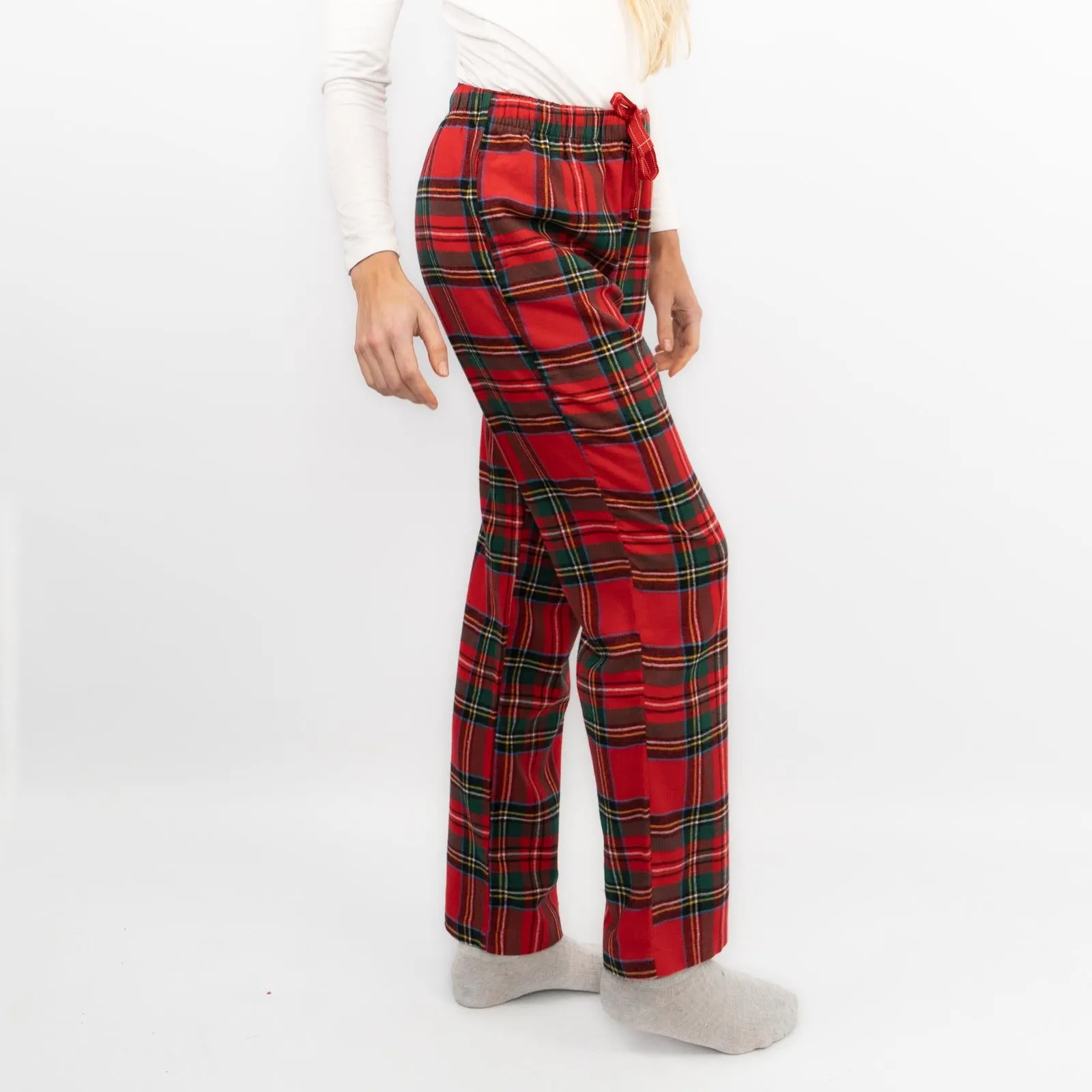 Old Navy Womens Red Plaid Tartan PJ Style Bottoms