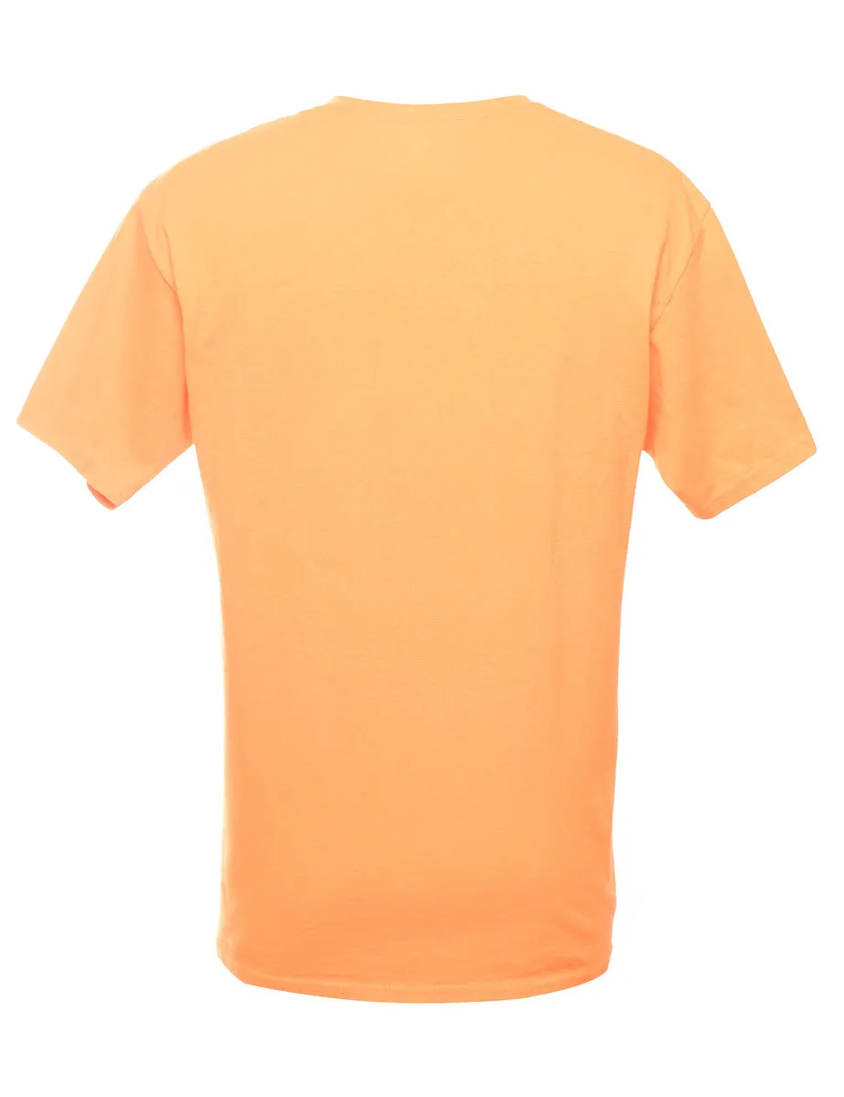 Orange USF Printed T-shirt - M