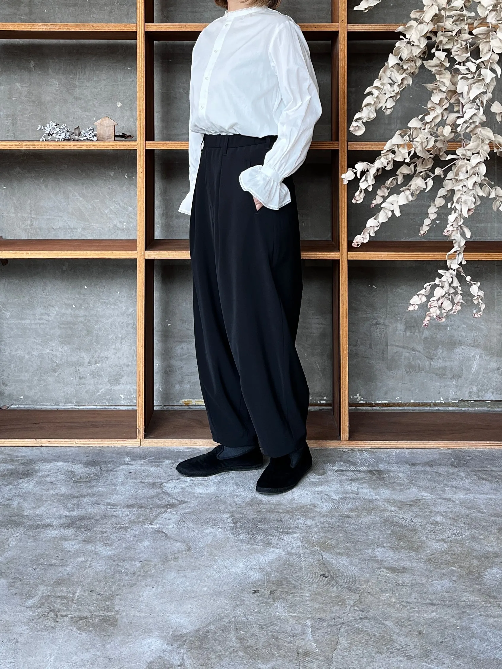 OTOAA / BALLOON DRESS PANTS