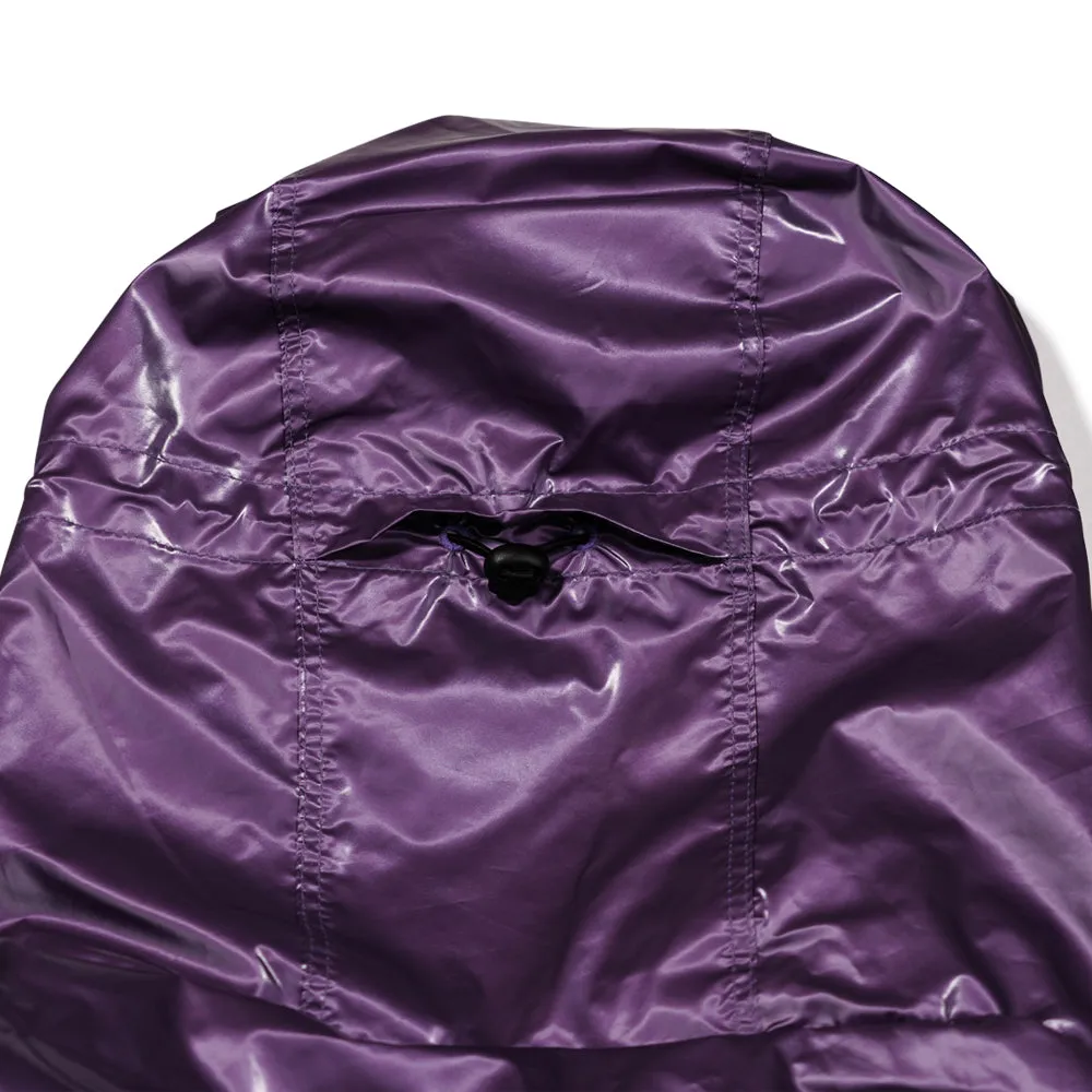 PATCH POCKET HOODED JACKET PURPLE