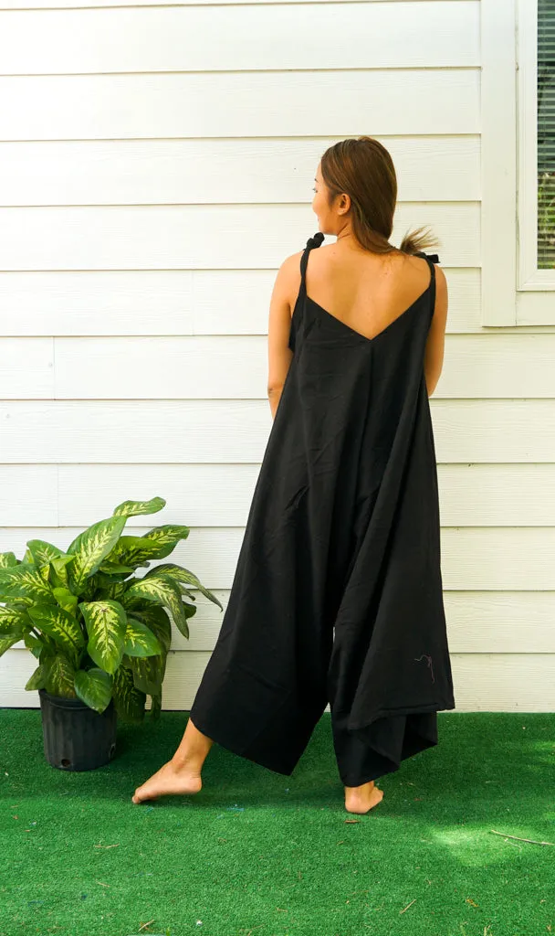 Plain Black Jumpsuit