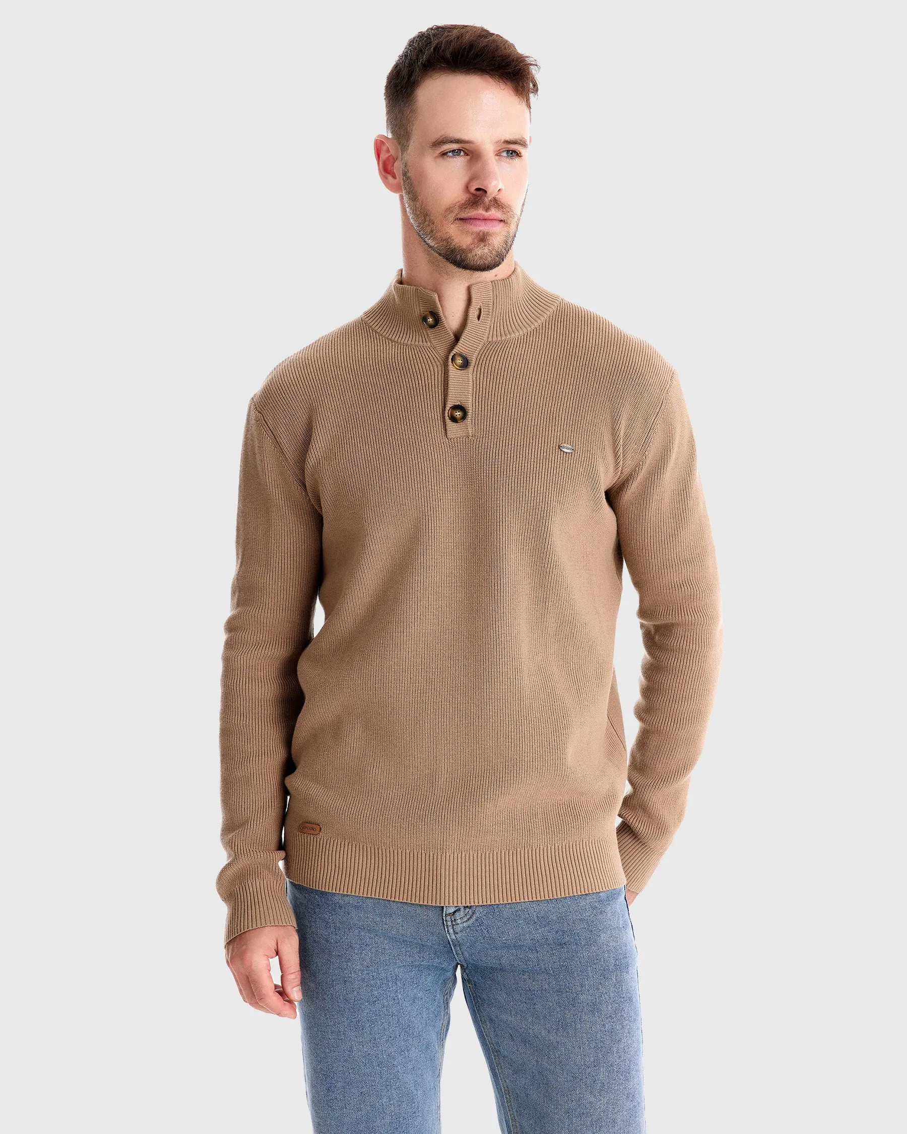 Premium Stand-Collar Sweater