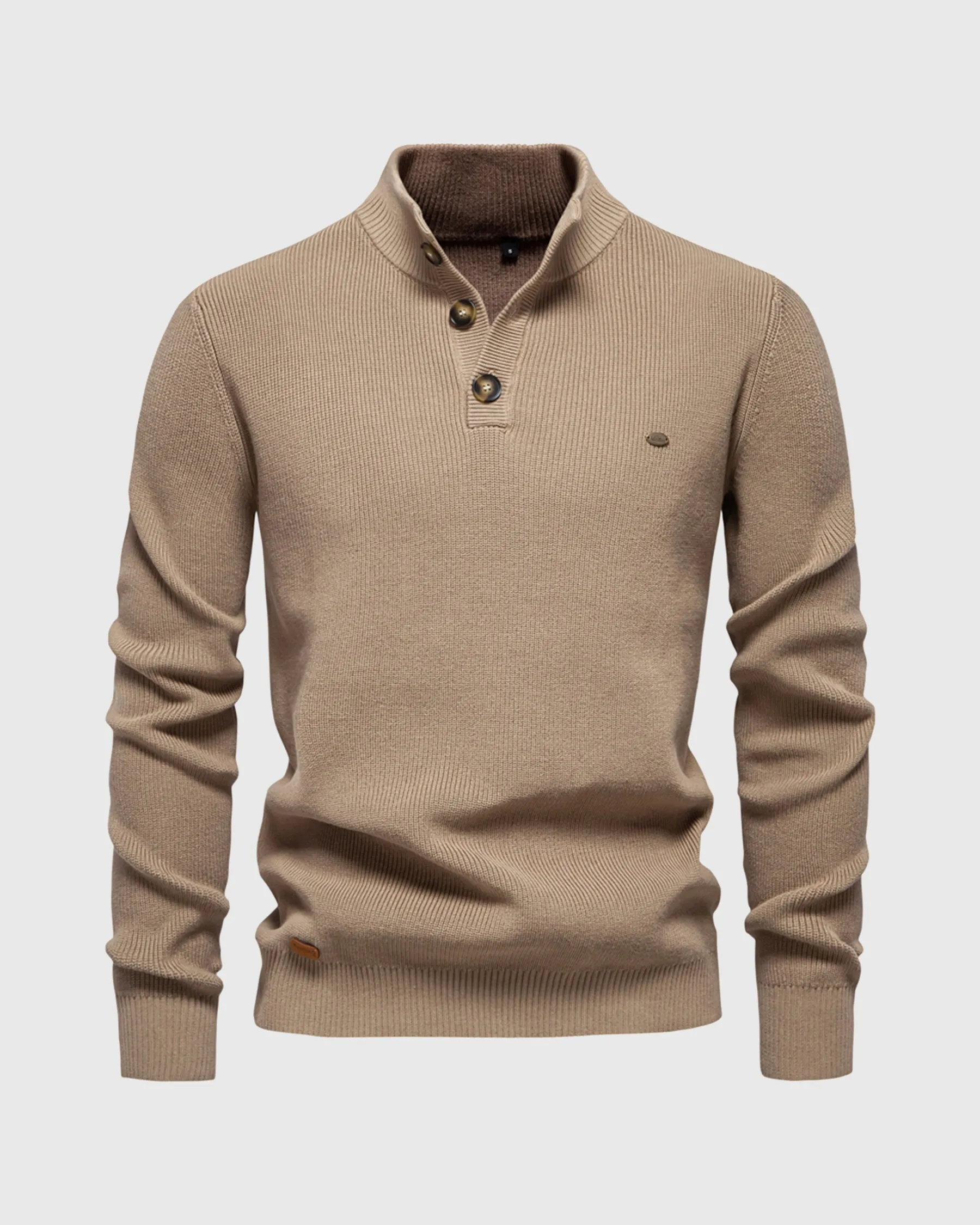 Premium Stand-Collar Sweater