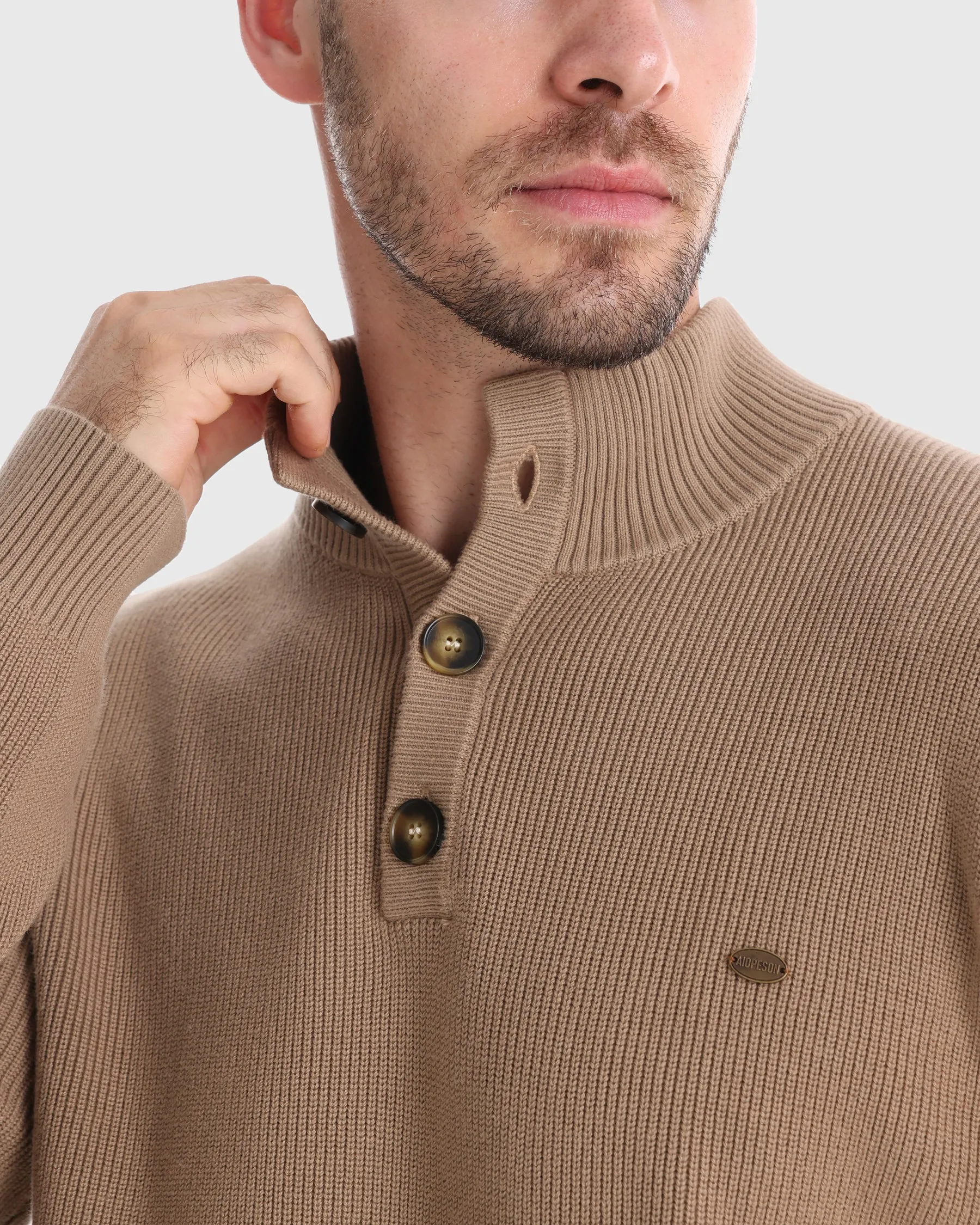 Premium Stand-Collar Sweater