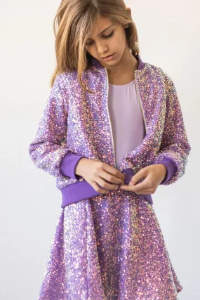 Purple Sequin Jacket