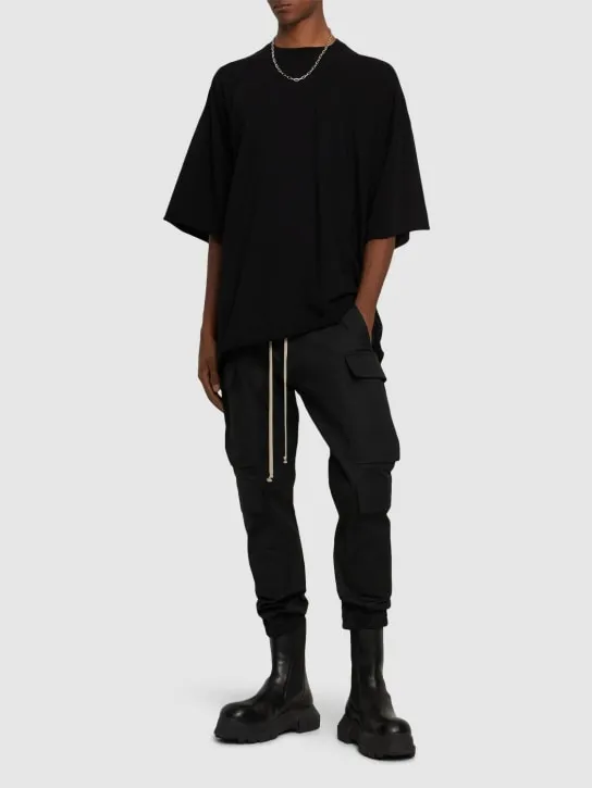 Rick Owens   Tommy T cotton jersey t-shirt 