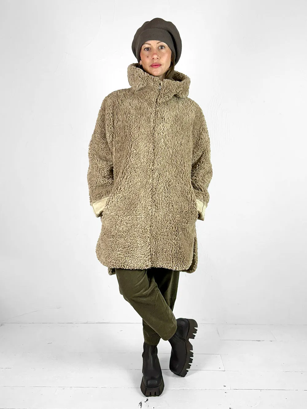 Rino   Pelle Marre Reversible Hooded Coat - 2 Colours