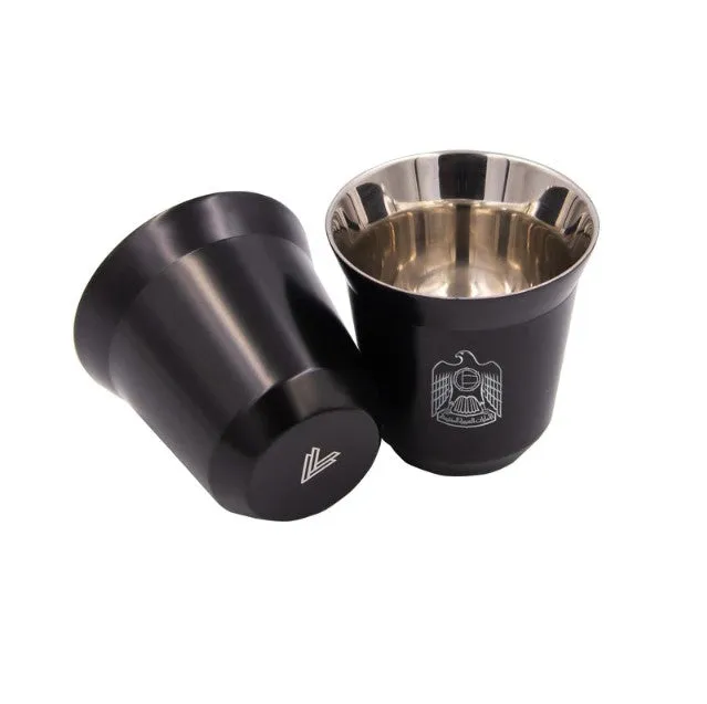 Rovatti Pola Uae Stainless Steel Cup Set Of 2 - 85 Ml