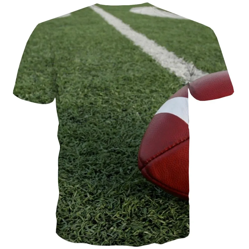 Rugby T shirts Men Power Tshirts Cool Game Shirt Print Lawn Tshirts Casual