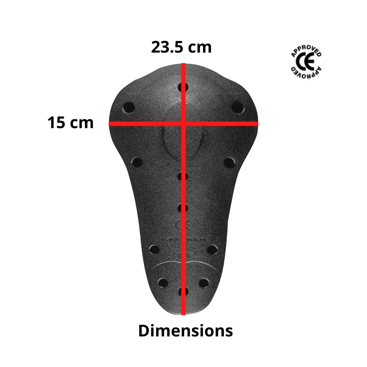 Safetech Viscoflex Armour Insert - Level 2 - Elbow / Knee - One Pair