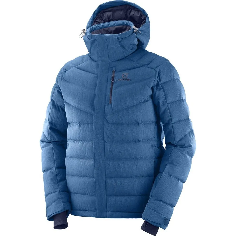 Salomon Ski Clothing Mens IceTown Jacket Poseidon Blue