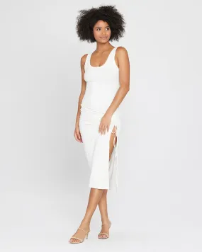 SANDPIPER RIBBED MIDI DRESS