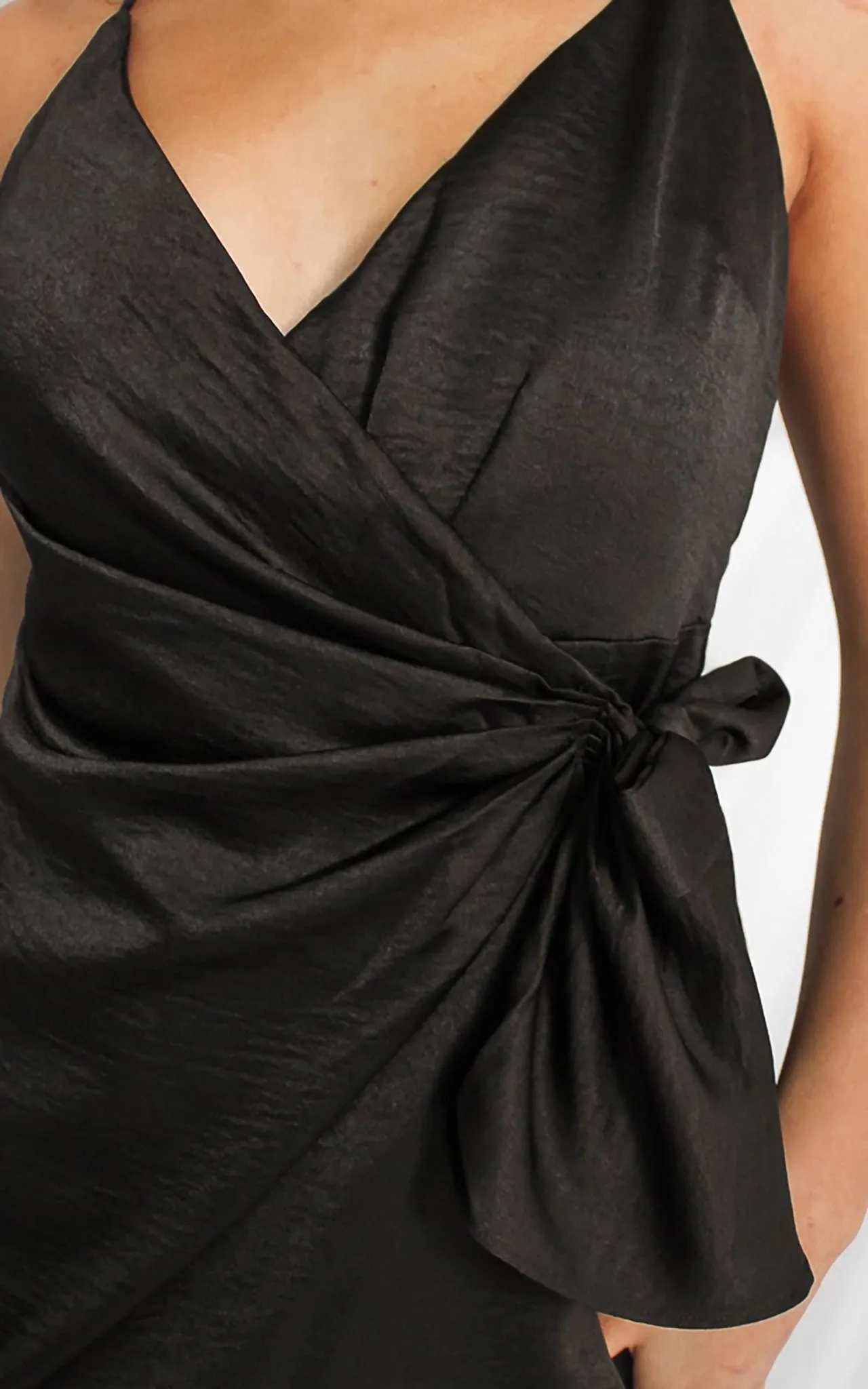 Shelly Wrap Dress - Black