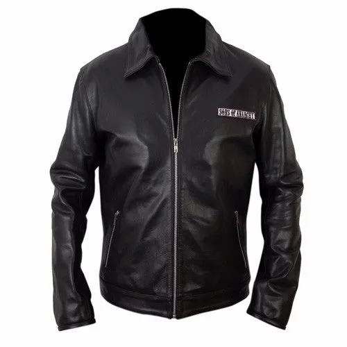 Son Of Anarchy Motorcycle Black Leather Jacket