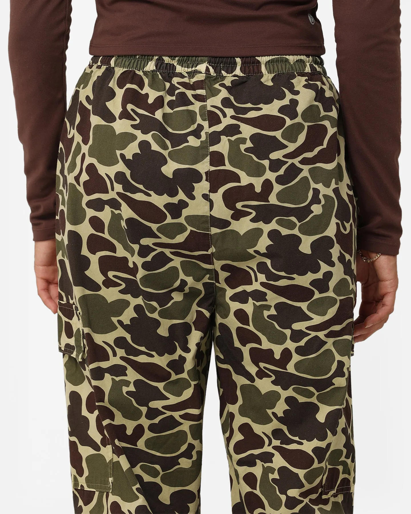 Stussy Women's Drew Cargo Beach Pants Camo