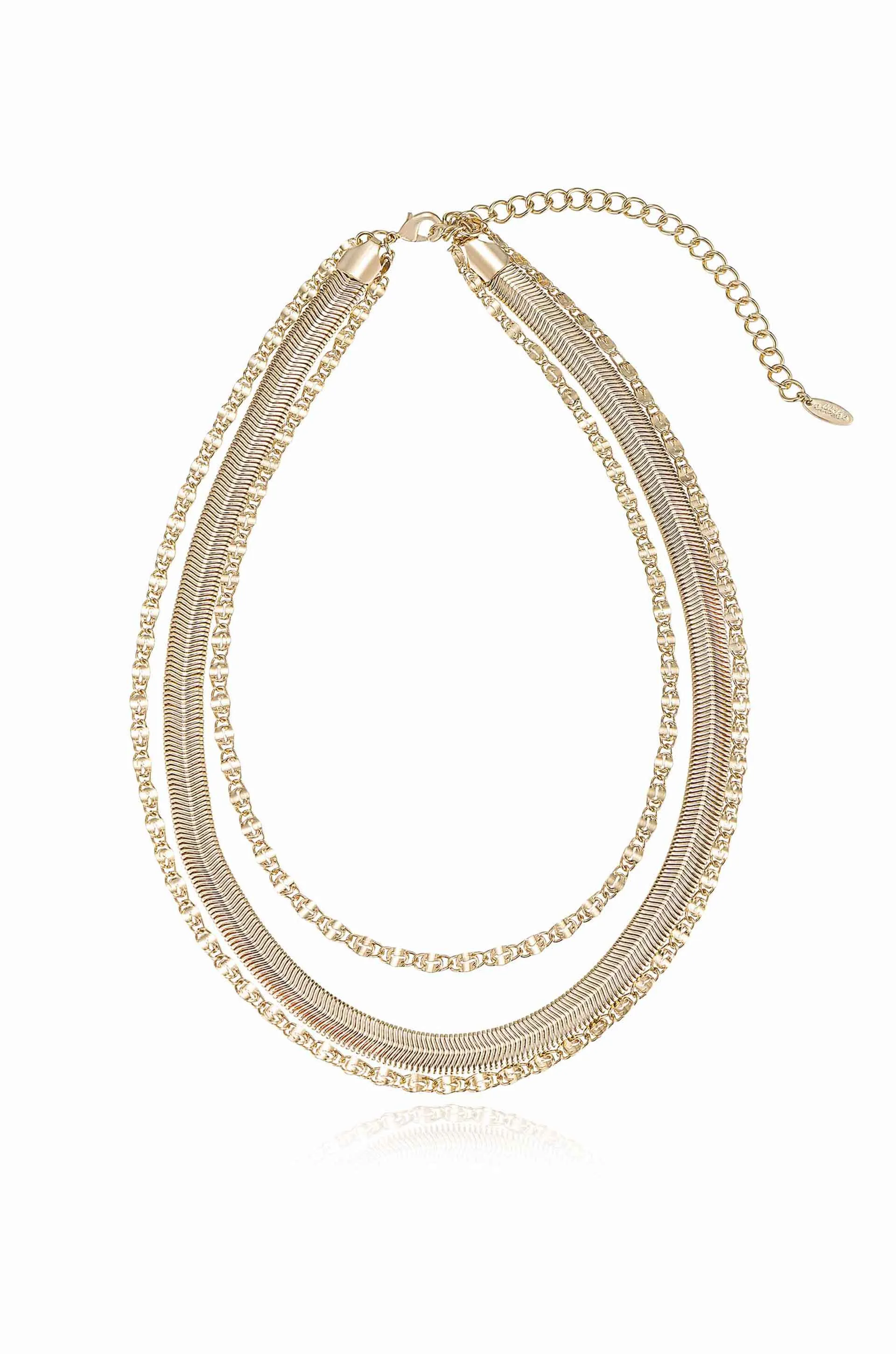 Supreme Mixed Chain Layered Necklace