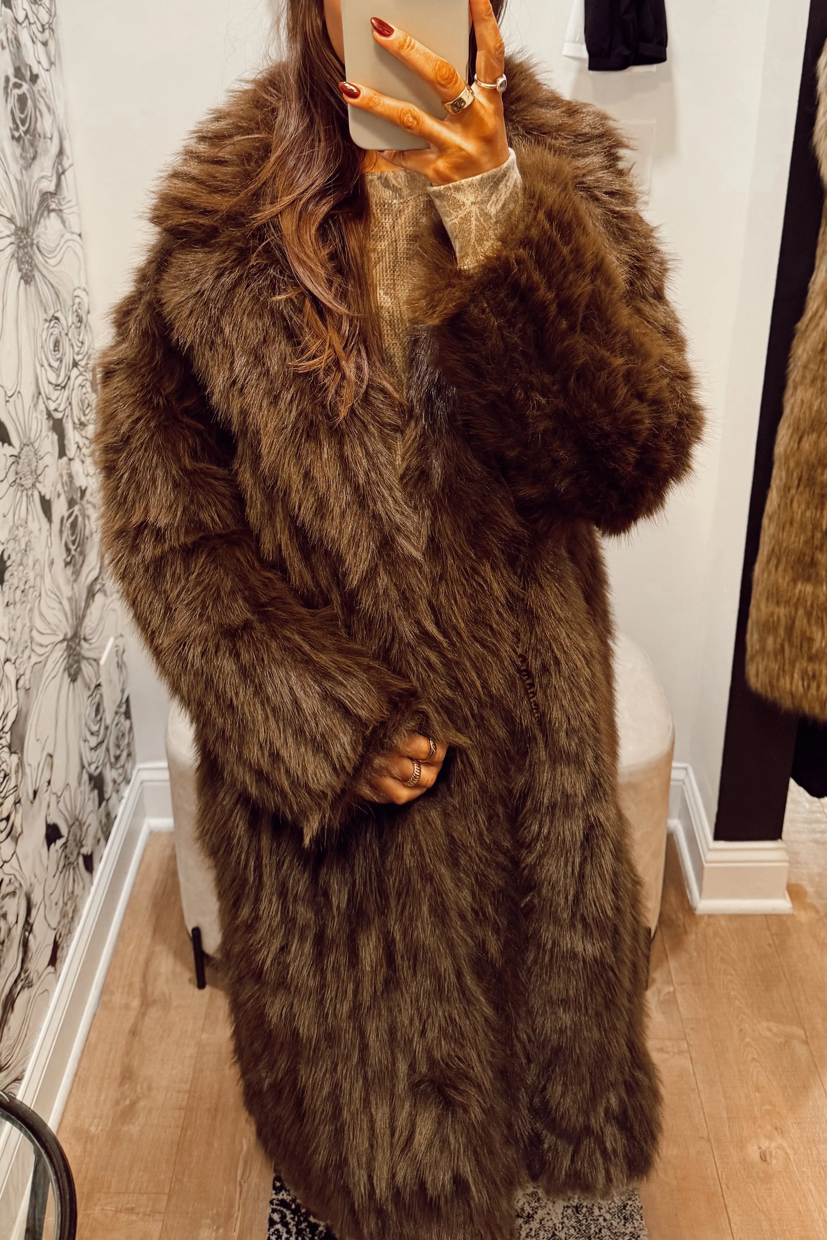 Teddy Faux Mink Coat