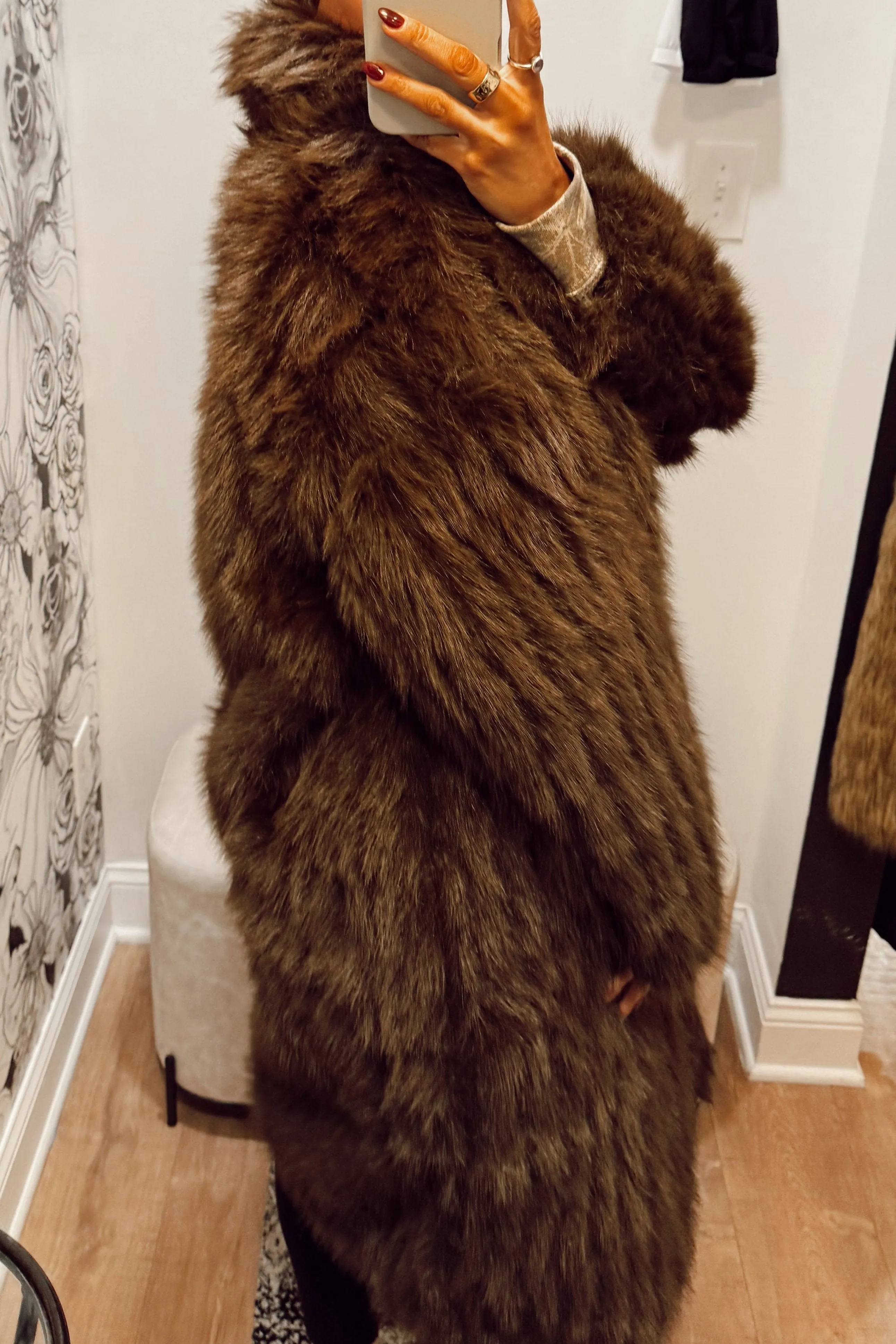 Teddy Faux Mink Coat