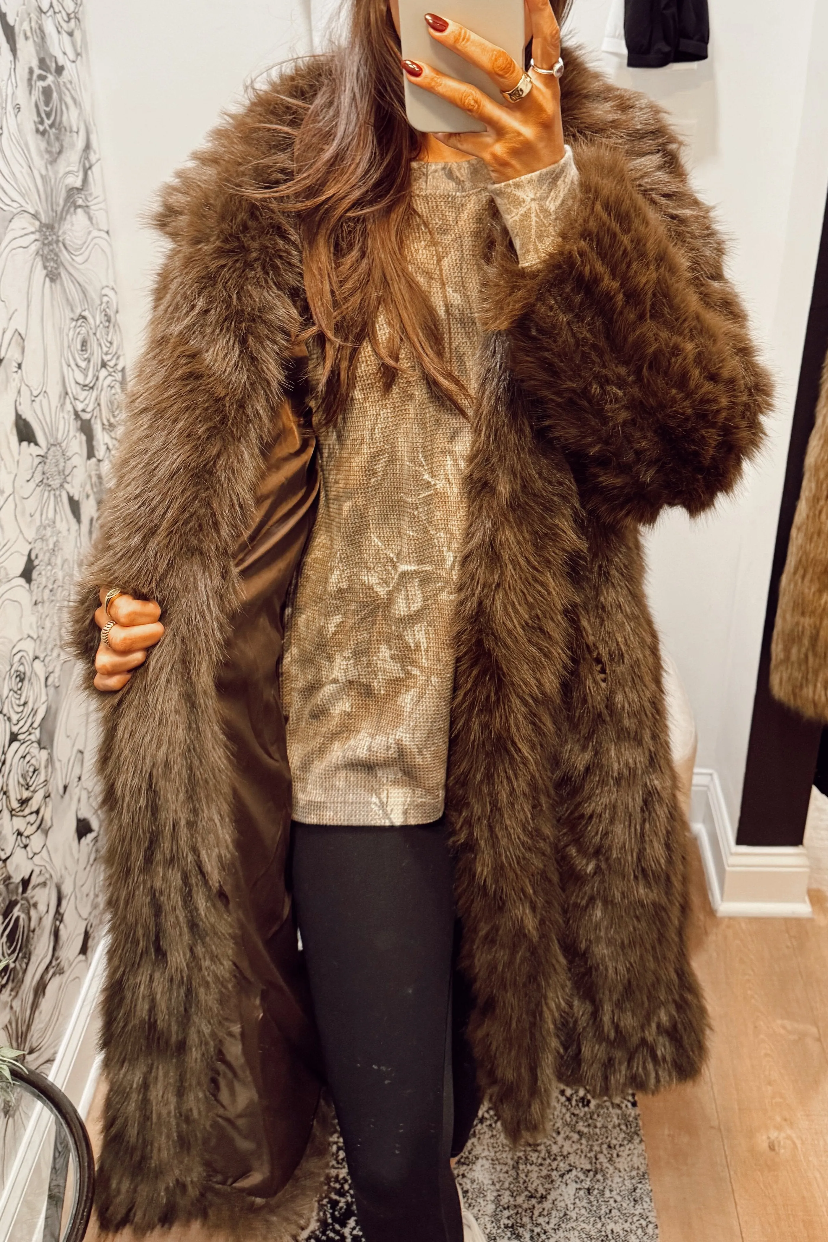 Teddy Faux Mink Coat