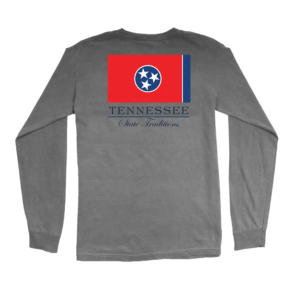 Tennessee State Flag Long Sleeve T-Shirt