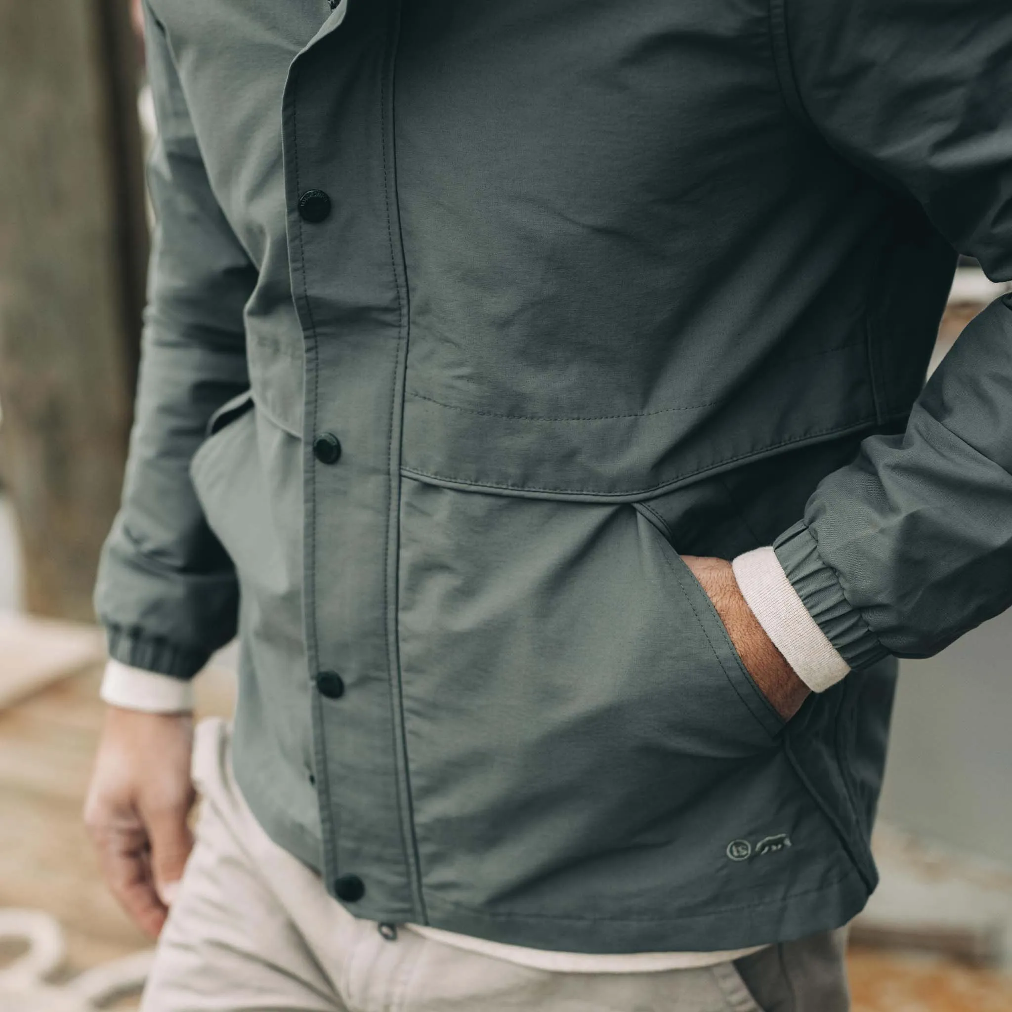 The Chapman Jacket in Sea Green Sixty Forty