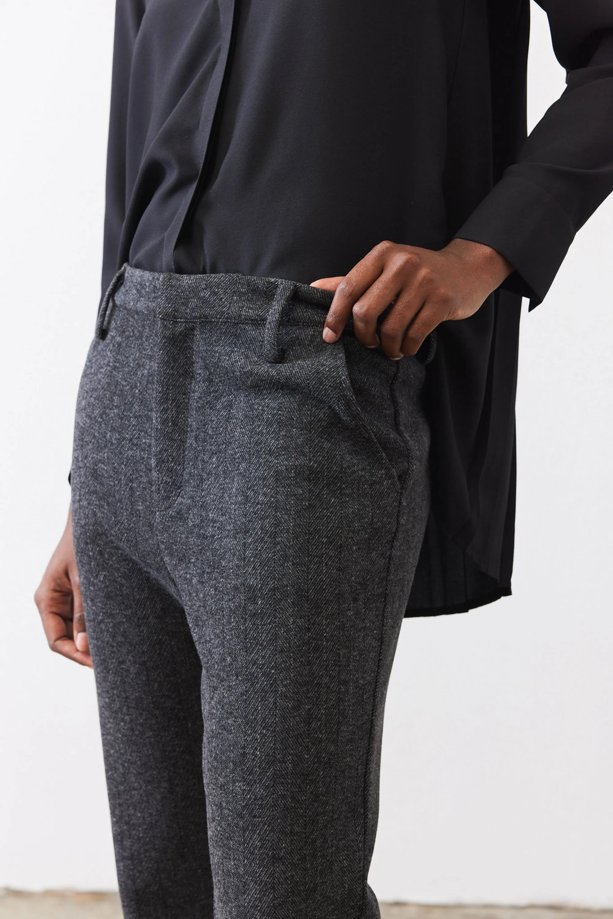 The Comfort Herringbone Trousers